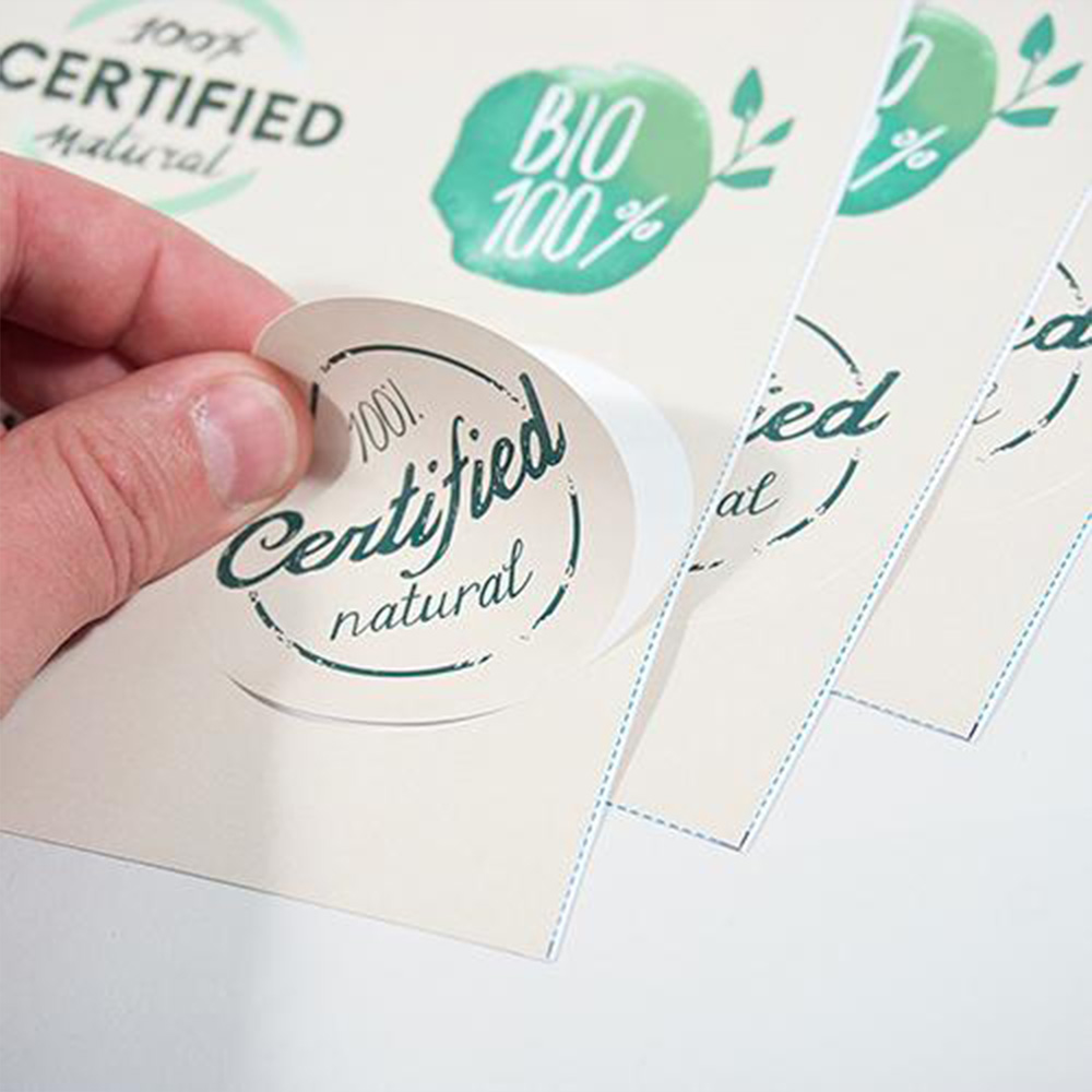 Shropshire-Printing-circle-stickers-on-a-sheet